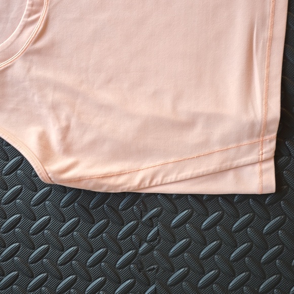 Athleta Shanti Crop Beach Peach- L - Picture 3 of 7